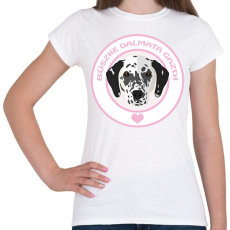 PRINTFASHION Büszke gazdi: Dalmata - Női póló - Fehér