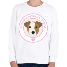 PRINTFASHION Büszke gazdi: Pitbull - Gyerek pulóver - Fehér gyerek pulóver, kardigán