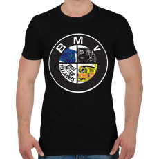 PRINTFASHION buszmetróvillamos - Férfi póló - Fekete