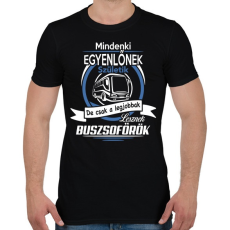 PRINTFASHION Buszsofőr - Férfi póló - Fekete