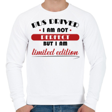 PRINTFASHION Buszsofőr - Limitált kiadás - Férfi pulóver - Fehér férfi pulóver, kardigán