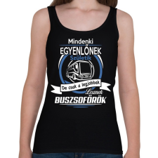 PRINTFASHION Buszsofőr - Női atléta - Fekete női trikó