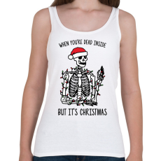 PRINTFASHION But it's Christmas - Női atléta - Fehér