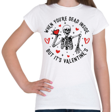 PRINTFASHION But it's Valentine's - Női póló - Fehér női póló