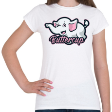 PRINTFASHION Buttercup - Női póló - Fehér