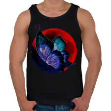 PRINTFASHION butterfly - Férfi atléta - Fekete atléta, trikó