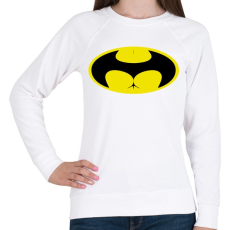 PRINTFASHION Buttman - Női pulóver - Fehér