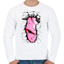 PRINTFASHION BUU - Férfi pulóver - Fehér férfi pulóver, kardigán