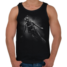 PRINTFASHION Búvár - Férfi atléta - Fekete