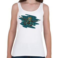 PRINTFASHION Búvár - Női atléta - Fehér