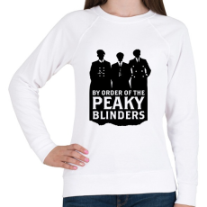 PRINTFASHION By Order of the Peaky Blinders - Fekete - Női pulóver - Fehér