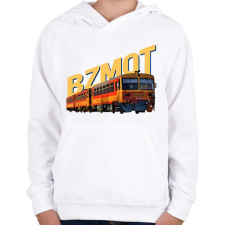PRINTFASHION BZMOT - Gyerek kapucnis pulóver - Fehér gyerek pulóver, kardigán