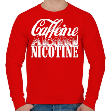 PRINTFASHION C.A.N - Férfi pulóver - Piros férfi pulóver, kardigán