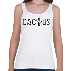 PRINTFASHION Cactus - Női atléta - Fehér