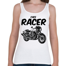 PRINTFASHION cafe racer - Női atléta - Fehér női trikó