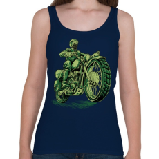 PRINTFASHION Cafe racer - Női atléta - Sötétkék