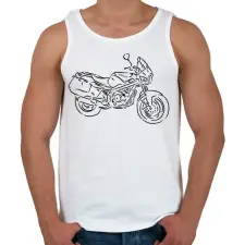 PRINTFASHION cagiva river 600 - Férfi atléta - Fehér atléta, trikó