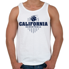 PRINTFASHION California BB - Férfi atléta - Fehér