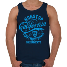 PRINTFASHION CALIFORNIA SACRAMENTO - Férfi atléta - Sötétkék