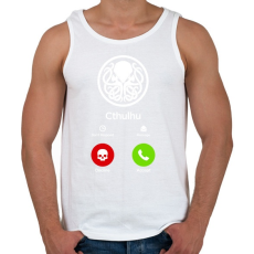 PRINTFASHION Call of Cthulhu (fehér) - Férfi atléta - Fehér