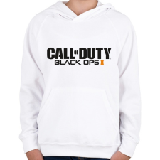 PRINTFASHION Call of Duty: Black Ops 2 - Gyerek kapucnis pulóver - Fehér gyerek pulóver, kardigán