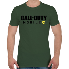 PRINTFASHION Call of Duty: Mobile - Férfi póló - Katonazöld