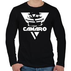 PRINTFASHION Camaro Triangle - Férfi hosszú ujjú póló - Fekete