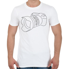 PRINTFASHION Camera - Férfi póló - Fehér