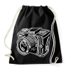 PRINTFASHION Camera - Sportzsák, Tornazsák - Fekete