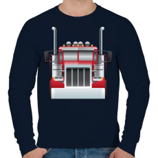 PRINTFASHION Camion - Férfi pulóver - Sötétkék