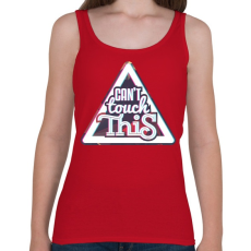 PRINTFASHION Can't touch this - Női atléta - Cseresznyepiros