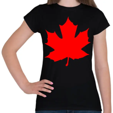 PRINTFASHION Canada - Női póló - Fekete