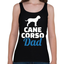 PRINTFASHION Cane Corso Dad - Női atléta - Fekete női trikó
