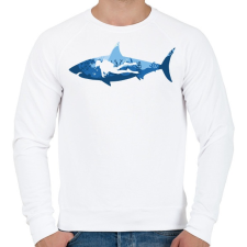 PRINTFASHION Cápa és búvár - Férfi pulóver - Fehér női pulóver, kardigán