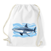 PRINTFASHION Cápa - Sportzsák, Tornazsák - Fehér