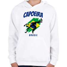PRINTFASHION CAPOEIRA BRASIL - Gyerek kapucnis pulóver - Fehér gyerek pulóver, kardigán