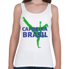 PRINTFASHION CAPOEIRA BRASIL - Női atléta - Fehér női trikó