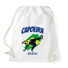 PRINTFASHION CAPOEIRA BRASIL - Sportzsák, Tornazsák - Fehér tornazsák