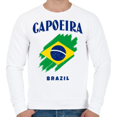 PRINTFASHION CAPOEIRA BRAZIL - Férfi pulóver - Fehér