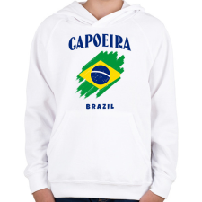 PRINTFASHION CAPOEIRA BRAZIL - Gyerek kapucnis pulóver - Fehér gyerek pulóver, kardigán