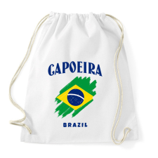 PRINTFASHION CAPOEIRA BRAZIL - Sportzsák, Tornazsák - Fehér tornazsák
