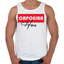 PRINTFASHION Capoeira hero - Férfi atléta - Fehér atléta, trikó