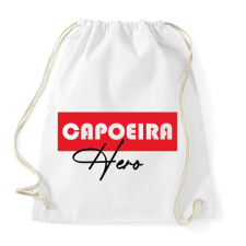 PRINTFASHION Capoeira hero - Sportzsák, Tornazsák - Fehér tornazsák
