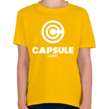 PRINTFASHION Capsule Corp - Gyerek póló - Sárga gyerek póló
