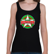 PRINTFASHION CAPTAIN HUNGARY - Női atléta - Fekete