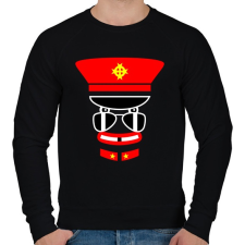PRINTFASHION captain jack - Férfi pulóver - Fekete férfi pulóver, kardigán