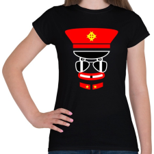 PRINTFASHION captain jack - Női póló - Fekete női póló