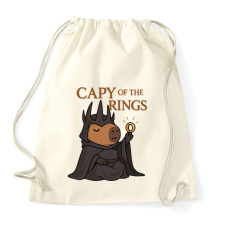 PRINTFASHION Capy of the Rings - Sportzsák, Tornazsák - Natúr tornazsák