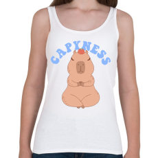 PRINTFASHION Capybara - Capyness - Női atléta - Fehér