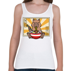 PRINTFASHION Capybara és ramen - Női atléta - Fehér